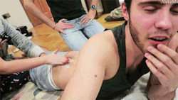 alekzmx:   youtuber Alfie Deyes getting his cute   hairy bum waxed 