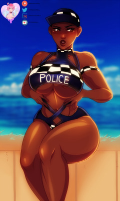   Summer is back and we have even more babes to include this summer! And the first one this year is Clash, coming to reinforce the law even in the HEAT of the beach.  Hi-Res and the rest of the versions are up in Patreon~❤  Support me on Patreon if