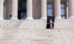 darklumi:  baebees:  egoting:  heyveronica:  &ldquo;Columbia Univeristy senior Emma Sulkowicz plans on carrying an extra-long, twin-size to every class, every day until the man she says raped her moves off campus. Sulkowicz is one of three women who made