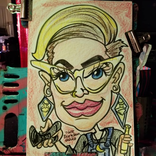 I had fun doing caricatures today at the Luv Buzz market at ONCE in Somerville!   . . . . . . . . #bostonartists #vintage #caricatures #caricatureartist #buzzmarket #artistsoninsta #artistsonig #oncesomerville #photobooth #makermarket #art #handmade (at