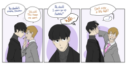 linesporadic:  Future AU where Mob admits to Reigen he has a crush on him and Reigen ends up so nervous about it that he starts seeing flirting where none exists. Mob was actually planning on using his aura to increase the temperature, Reigen, get your