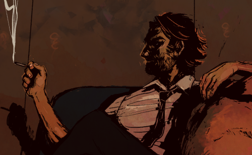 onemagpie:  just wanted to draw Bigby and Colin sharing a couch 