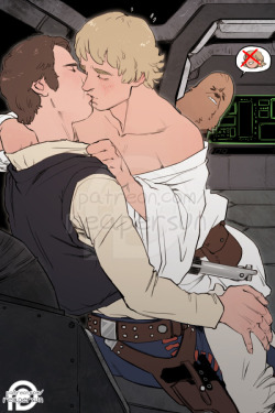 Support me on Patreon =&gt; Reapersun on PatreonHey today is terrible but also here is some classic Star Wars smut~ These were based on a very old patron request but I also need to shout out to @berlynn-wohl for writing that good good Han/Luke fic the