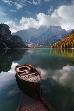 wondrousworld:Lake Braies, South Tyrol, Italy by Ivan Smelov