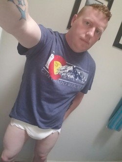 stuff-n-diapers:Starting the day off dry.. love padding and Colorado!
