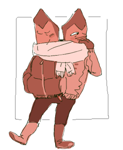 745298: super quick rutile twins doodle bc i wanted to draw them sharing a scarf :0