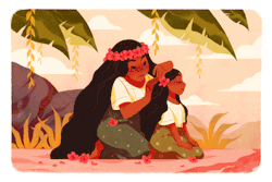 eychristine: Had the fun opportunity to animate this piece for GIPHY Studios! In honor of Asian American &amp; Pacific Islander Heritage Month - Many thanks to AD Domitille!