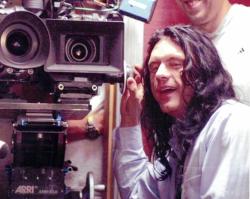fairygodrobot:  liquidcoma:  koobaxion:  guidancerune:  fuckyeahbehindthescenes:  Tommy Wiseau was confused about the differences between 35 mm film and high-definition video so he  decided to shoot the entire film in both formats simultaneously using