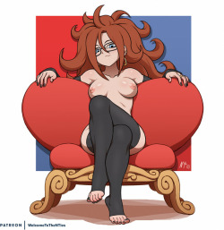 noise-tanker: Android 21! &lt;3  If you liked this and want to support future art, please consider checking my PATREON. ū+ tier Patreon supporters have access to updates a week earlier. You can check my Twitter account if you want the unfiltered NT’s