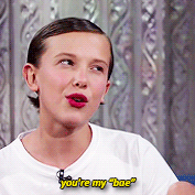 milevens:  my favorite things: [1/?] favorite actors → millie bobby brown I wasn’t worried about my hair at all. I don’t care what I look like; it’s how people think of me. And I do care how people think of me. I want people to say, ‘Oh, she’s