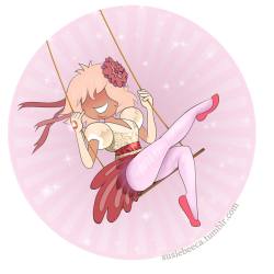 The Off Colour Cabaret continues, this time with Padparadscha as the trapeze artist!First: RhodoniteSecond: Rutile TwinsThird: EmeraldNext: ?