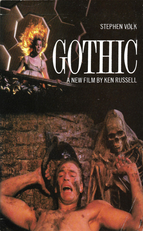 Gothic, by Stephen Volk (Grafton Books, 1987).From a charity shop in Nottingham.