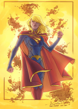 super-hero-center:  Supergirl - Niggaz4Life colors by *SpiderGuile