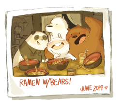 panicvision:  artemispanthar:  maddiesharafian:  Hey guys! I thought I’d quickly explain why I haven’t been posting as much: I’ve been hard at work boarding and writing on a new show at Cartoon Network, called “We Bare Bears”! So exciting!!