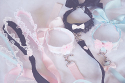 makethatkittenpurr:  littlepinkkittenlingerie:  Just added a few more soft bondage sets to my store TheLittlePinkKitten. These sets are probably the things I feel most proud of out of all my items when they are finished because they are so soft and each