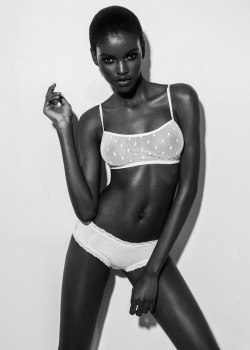crystal-black-babes:  Amilna Estevao - Black Fashion Models from Angola   Skinny, Young, Long Legs, Nude, Beachgirls, High Heels, Lingerie, Panties