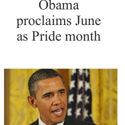 Happy pride to all my beautiful gay, lesbian and trans friends 👬👭👫👑🌈 #obama #pride #isuck #andlikeguys