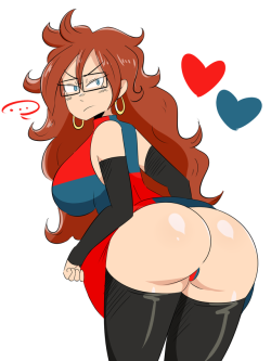 ck-blogs-stuff: grimphantom2:   ninsegado91:  bungee-gumu:  Android 21 My twitter  Excellent👌  A few hours and already lewd pics XD   Nice =3  ;9