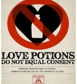 everambling:  [Sourced the image as far as I could but the blog appears to have been deleted? x ]  wixen sex ed 101 #1: DO NOT under any circumstances coerce physical or emotional acts from someone through the use of Amortentia, or any other Weasley’s
