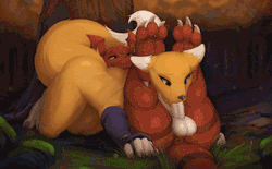 cloperella:  zonkpunch2:  Renamon’s Blowjob - Watch Here (Mirror) My Patreon  zonkpunch always makes the most breathtaking animated erotica  