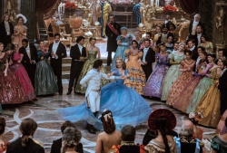 fashion-and-film:  “The ballroom scene was probably the most challenging due to the sheer scale. It is the centerpiece of the film and had to live up to expectation. As well as the Cinderella ballgown making its first public appearance, I had to come