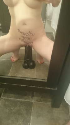ownedfucktoy:  Thank You Tumblr!! 3000 followers and counting! Love knowing so many of you are perving out over my pics on the daily! Huge thank you to everyone of my followers who reblog my pics and shares them even more! Licks and Spanks! ;)  Happy