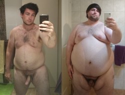 foopyfoopz:  Evolution from Cub to Super Chub in 3 years ( 200lbs)  I applaud such awesome gains