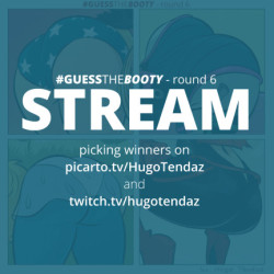   Picking winners on Picarto and Twitch for this round of Guess the Booty.Good luck y’all!