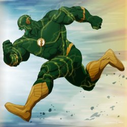 bluedogeyes:  Marvel DC Superhero Mashups by doubleleaf Flash Hulk  Green Wolverine  Aquadevil  Captain Bat  Captain Crawler 