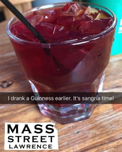 Sangria!!!! #stpatricksday  (at Henry&rsquo;s Coffee Shop)