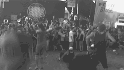 darkwhorse:  dunrath:  Bring Me The Horizon (Vans Warped Tour 2013: Pomona, Day 1) [x]  Hey Im somewhere in this gif!!! I rushed right in front of the guy who did the backflip! 