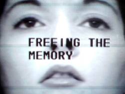 fernsandmoss:  image still from Marina AbramoviÄ‡â€™s Freeing the Memory, 1976  In Freeing the Memory (1976), she spoke every isolated word she could summon, without repeating, until she ran out of words, her consciousness completely blank.