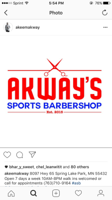 didi-is-spiffy:  If you’re ever in Minnesota and need a haircut, check out my cousins shop! really talented young man with a talented staff, best Barber in Minnesota, you can book with him online at  akeemakway.booksy.net  Personal ig: akeemakway Shop