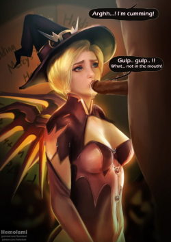   Witch Mercy&rsquo; Blowjob (by Hemolami)  