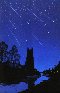 brudesworld:  The Night Sky (a Ladybird Book) illustrated by Robert Ayton, 1965 