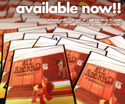 Yo! You can now purchase physical copies of my comic, &ldquo;All Aboard&rdquo;, online! http://braeburned.bigcartel.com/product/all-aboardThese really turned out nice and i&rsquo;m super stoked to get these out to anyone who wants one! ! It also means