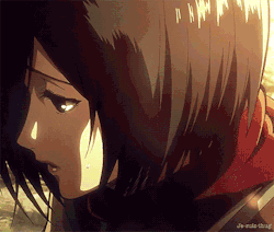 gaywin:  Look Me In The Eye! and tell me Mikasa isn’t pretty 
