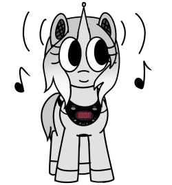 marytheechidna:  I wanted drawing suggestions and Ally told me to ponify whatever object’s next to me. I mean, do ponify a lot of stuff, but she’s the only one who will ever get me to ponify my freaking radio.  x3! Cute~