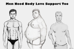 faisneis:  cleanbodyfreshstart:  There needs to be so much more support for boys/men. So much focus is on girls/women’s body issues and stereotypes - while there is very little support shown for the males who suffer just as much as us females. There
