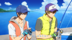 findingschmomo:  I JUST FUCKING REALIZED HARUKA IS BAITING MAKOTO’S FISHING ROD CAUSE THE DORK IS TOO FRICKEN SQUEAMISH TO DO IT HIMSELF LOOK HE CANT EVEN LOOK AT IT HES GOT HIS EYES SQUEEZED SHUT MAKOTO YOU’RE A FUCKING KILLER WHALE GOD DAMN IT 