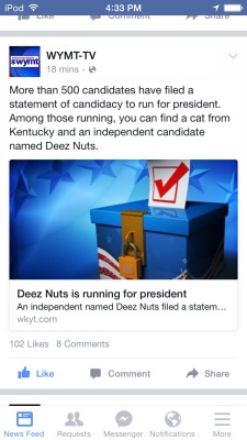 afloweroutofstone:  Here’s the FEC Statement of Candidacy form for Deez Nuts 