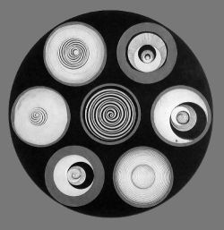 myarmisnotalilactree:  Marcel Duchamp, Disques
