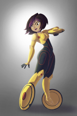grimphantom:  kenimation:  I had to do some GoGo fanart! BH6 was such an awesome movie! Absolutely loved it and everyone should go see it!  The legs are right thickness and that butt! Nice one :)  &lt;3 w &lt;3
