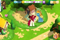 I wonder what these ponies say to each other in this game.  The funnest part of this game is making up dialogue and stories.
