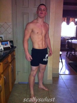scallysulust:  Chav in his boxers  Would prefer to see this Chav out of his boxers 
