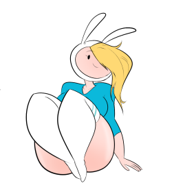 grimphantom2:  kindahornyart:  random doodles.  Fionna’s legs barely covers her butt =P 