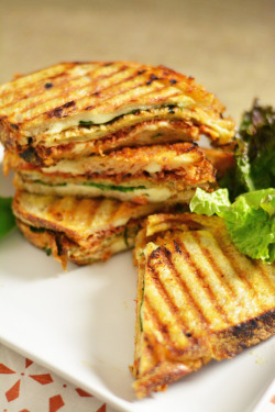 do-not-touch-my-food:  Eggplant Parmesan Panini