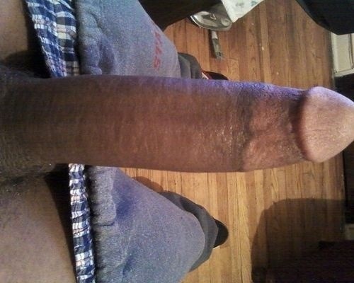 bigblackdicksrule:  i’mma tear dat pussy up with this big dick and buss all up