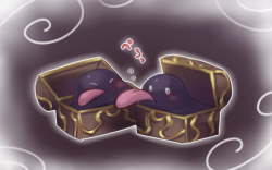 I most likely will forget tomorrow&rsquo;s Valentine&rsquo;s Day, so here&rsquo;s my contribution to it. A Mimic couple, cute one (even though generally they make me rage on RO whenever I&rsquo;m leveling my AB).