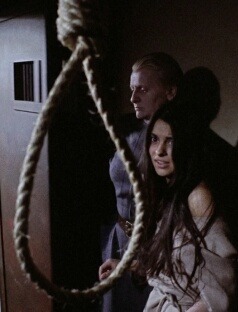 Maria has been sentenced to death, after deserting her husband no less than six times. The sight of the noose is terrifying. Poor Maria.